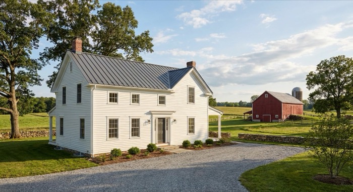 New Berlin farmhouse roof